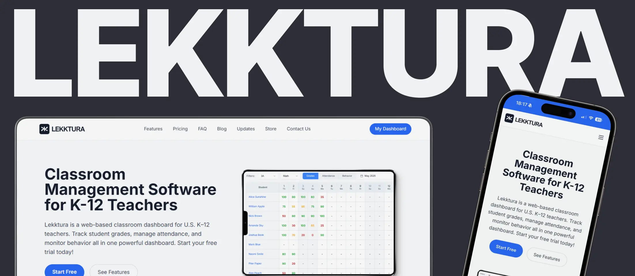 Lekktura - K-12 Education Management Platform